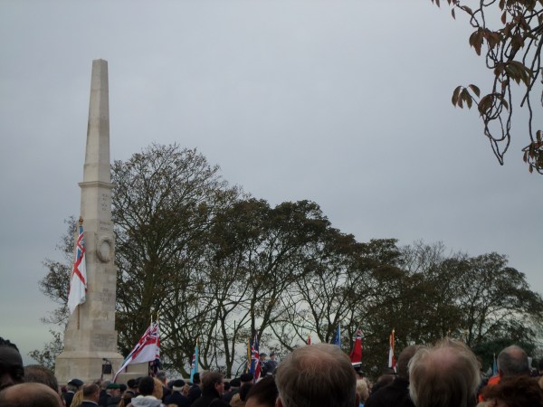 The Remembrance Day Service in Southend drew in massive crowds of people